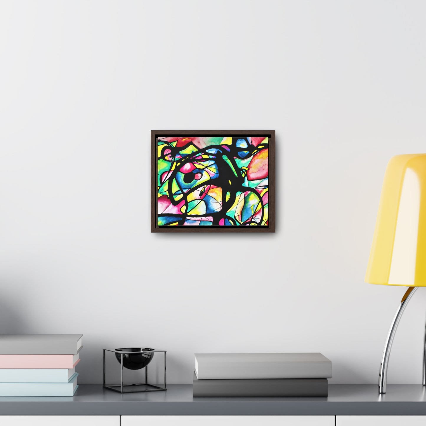 Peacock Gallery Canvas Wraps, Horizontal Frame