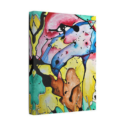 3rd Eye Sundae Satin Canvas Stretched - Kia Day Design