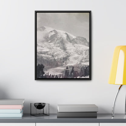 Mount Rainier Gallery Canvas Wraps Vertical Frame 16″ x 20″ Premium Gallery Wraps (1.25″) Black