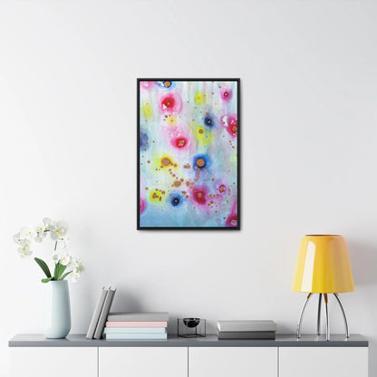 Raining Blooms Gallery Canvas Wraps, Vertical Frame