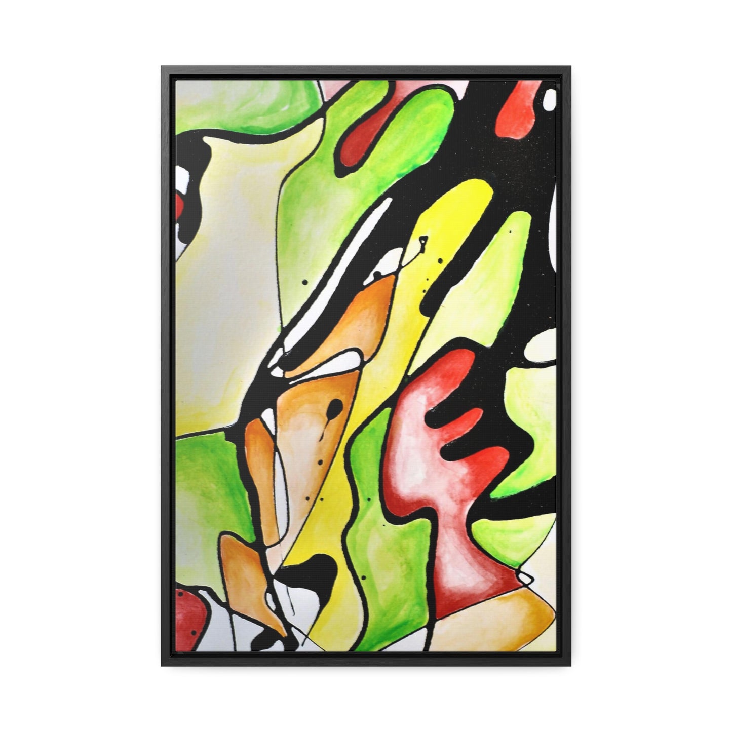 Red Mushroom Gallery Canvas Wraps, Vertical Frame