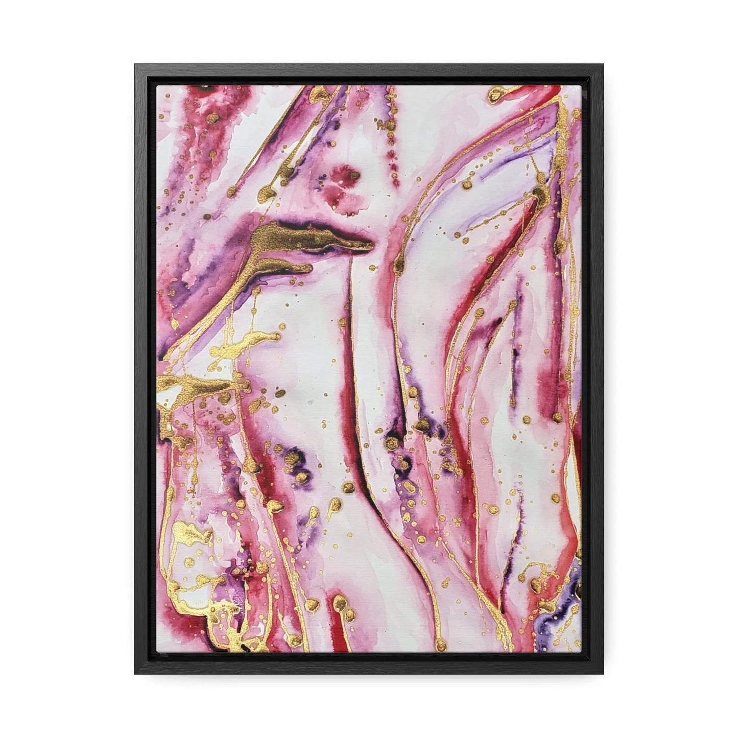 Cherry Cream Soda Gallery Canvas Wraps, Vertical Frame 12″ x 16″ Premium Gallery Wraps (1.25″)