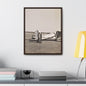 Army Pursuit Plane Ames Airport 1939 Gallery Canvas Wraps Vertical Frame 16″ x 20″ Premium Gallery Wraps (1.25″) Walnut