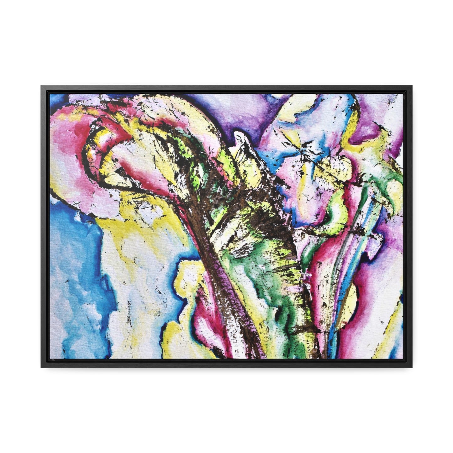 Calla Lilies Gallery Canvas Wraps, Horizontal Frame