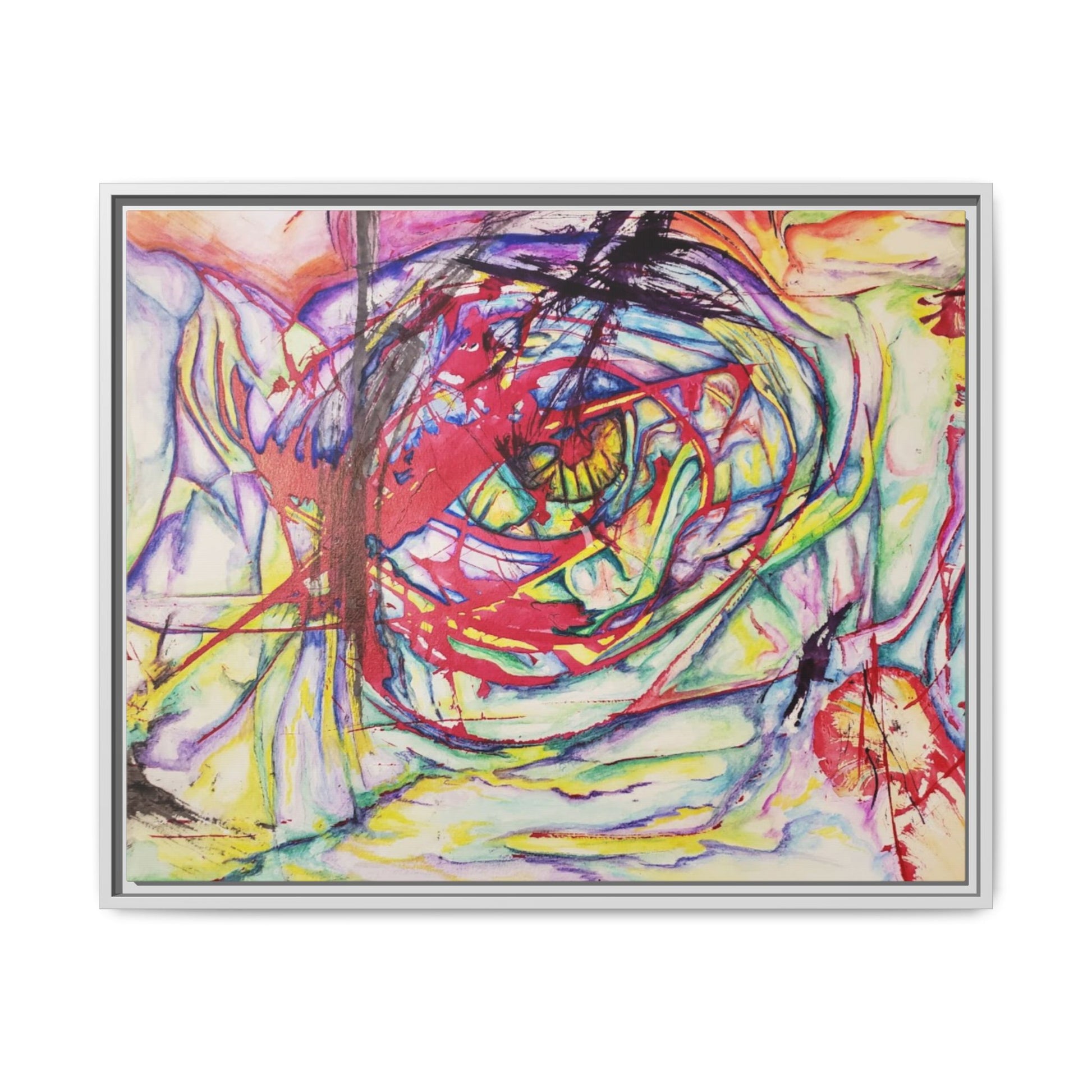 The Eye Framed Art Print - Kia Day Design