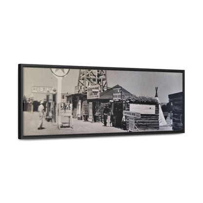 Texaco Station Continental Divide Gallery Canvas Wraps, Horizontal Frame