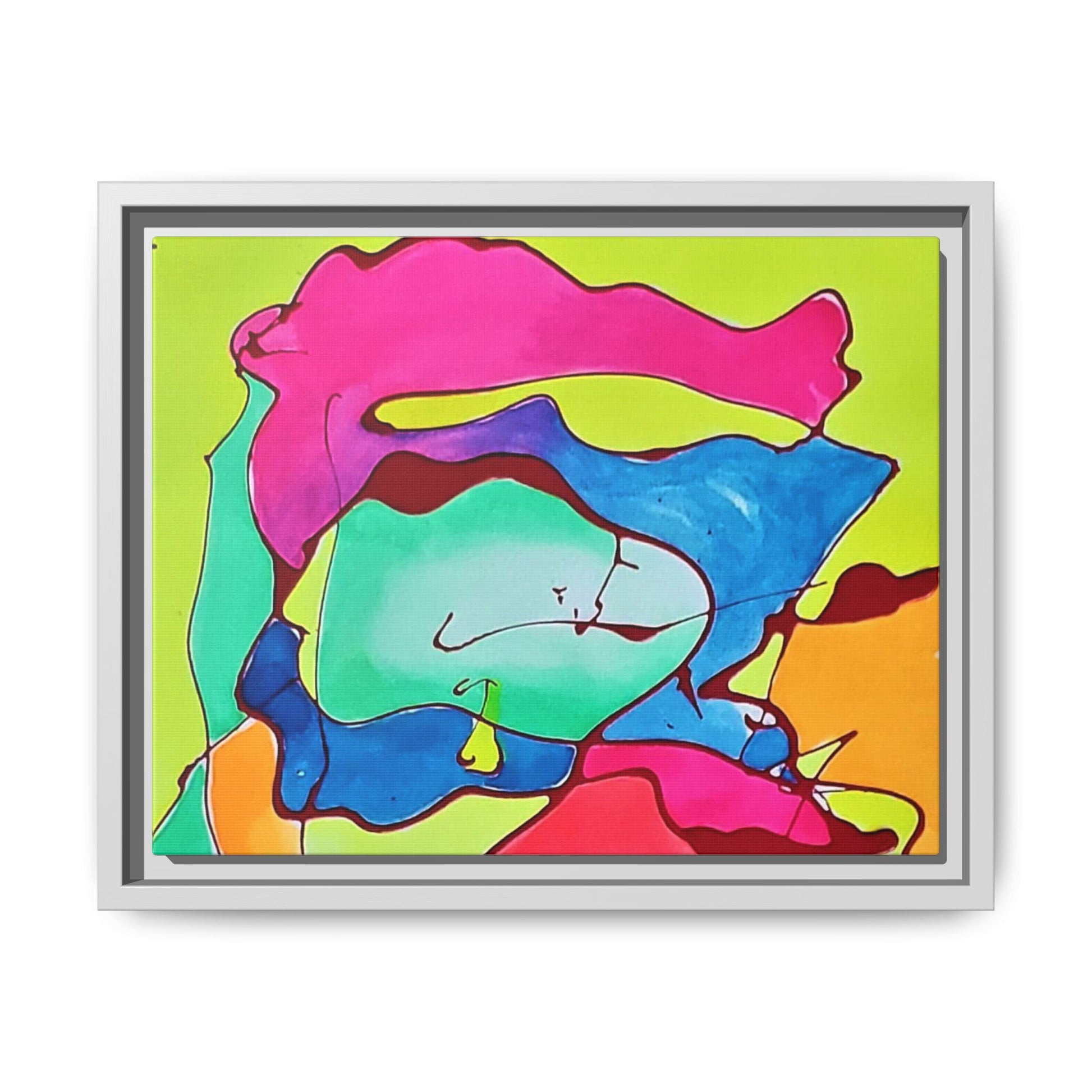 Kool Kid Matte Canvas Framed - Kia Day Design