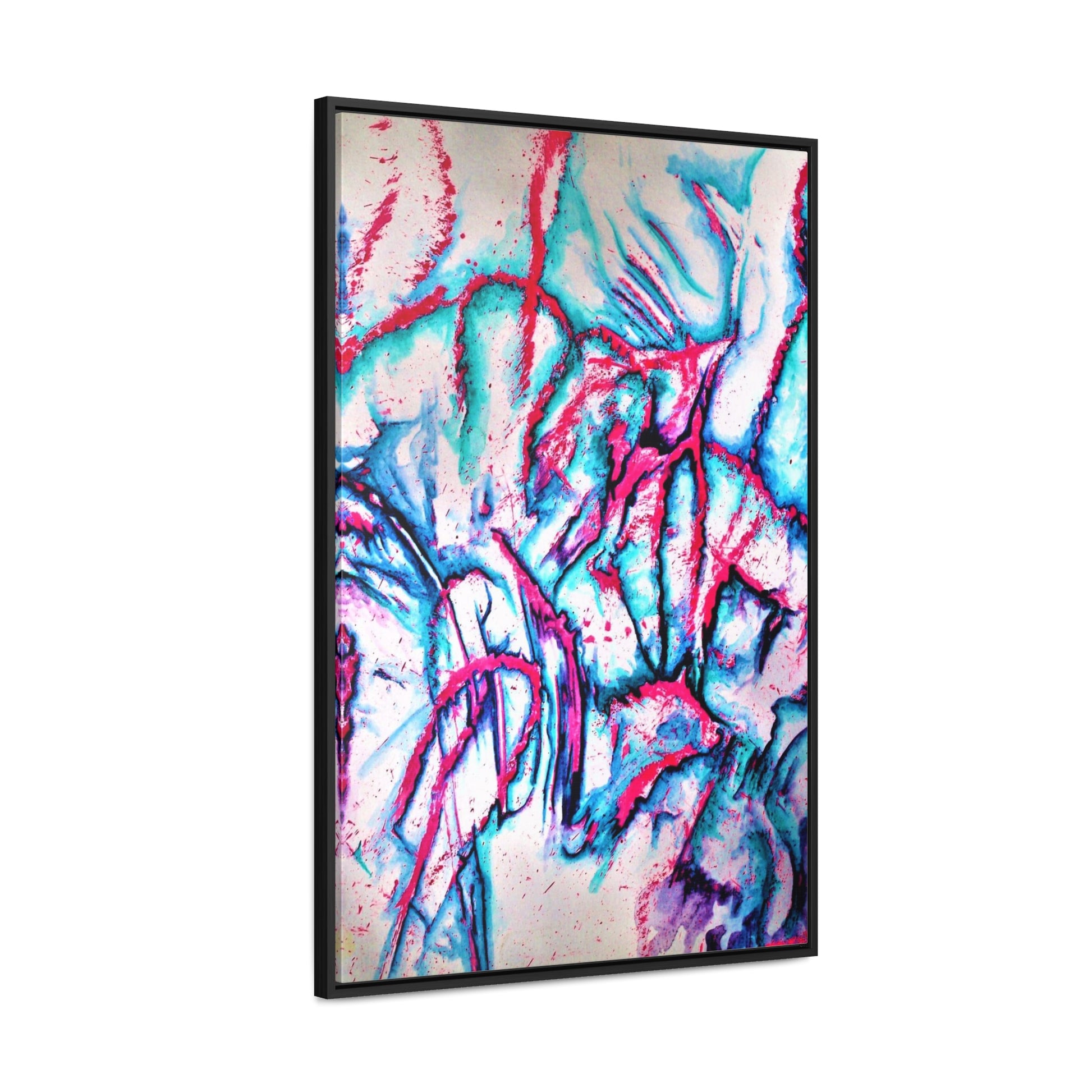 Pink Jellyfish Gallery Canvas Wraps, Vertical Frame