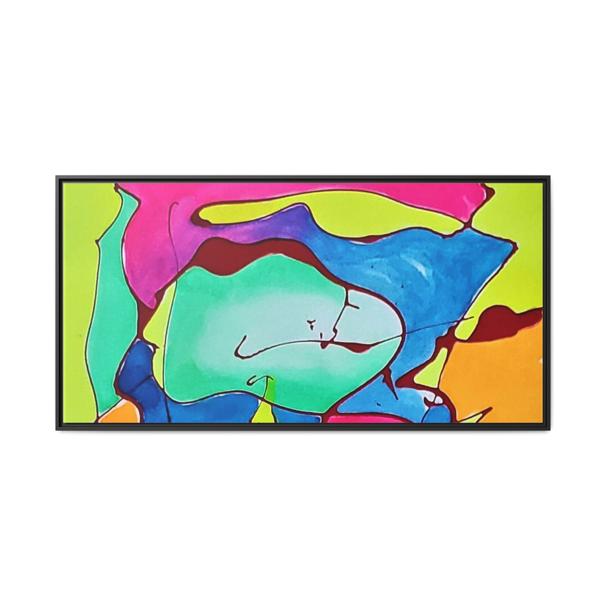 Kool Kid Matte Canvas Framed - Kia Day Design