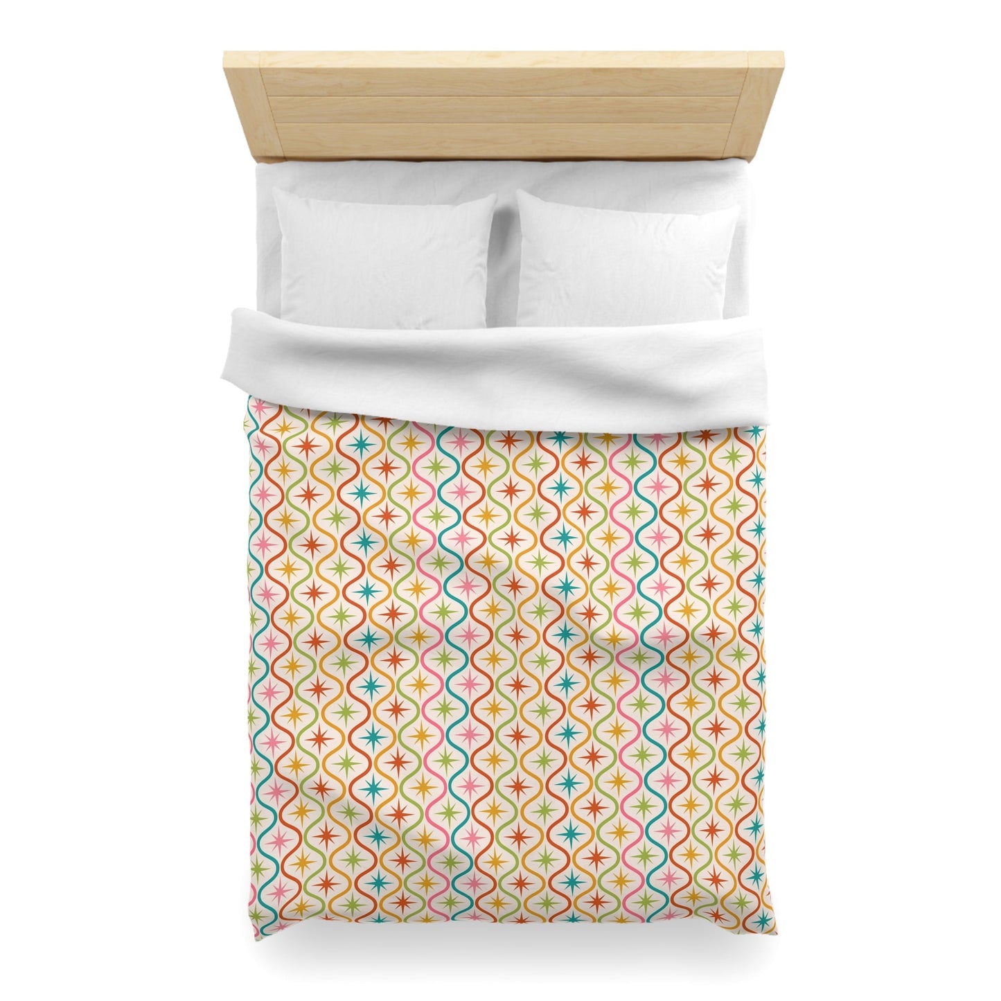 Colorful Patterned Microfiber Duvet Cover - Kia Day Design
