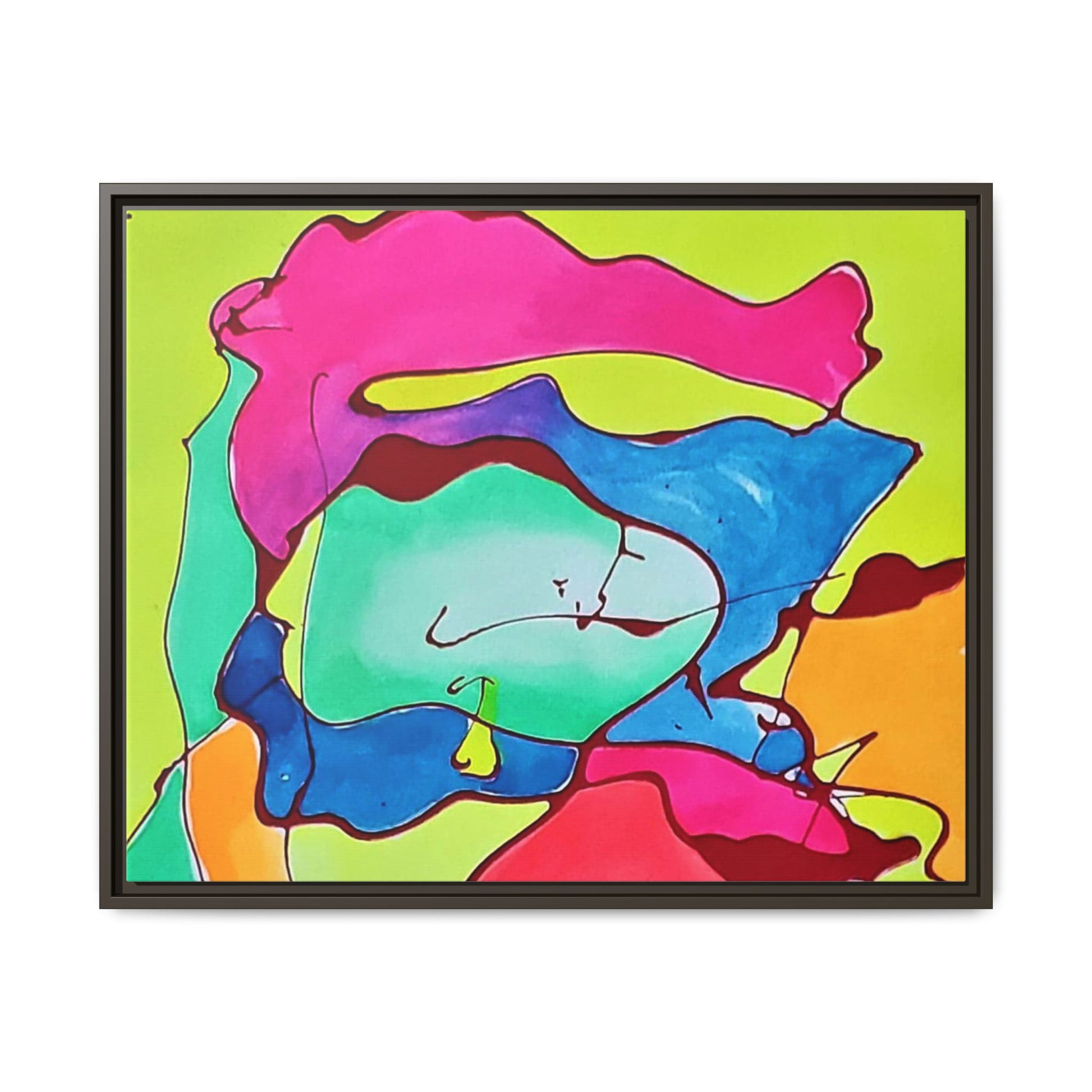 Kool Kid Matte Canvas Framed - Kia Day Design