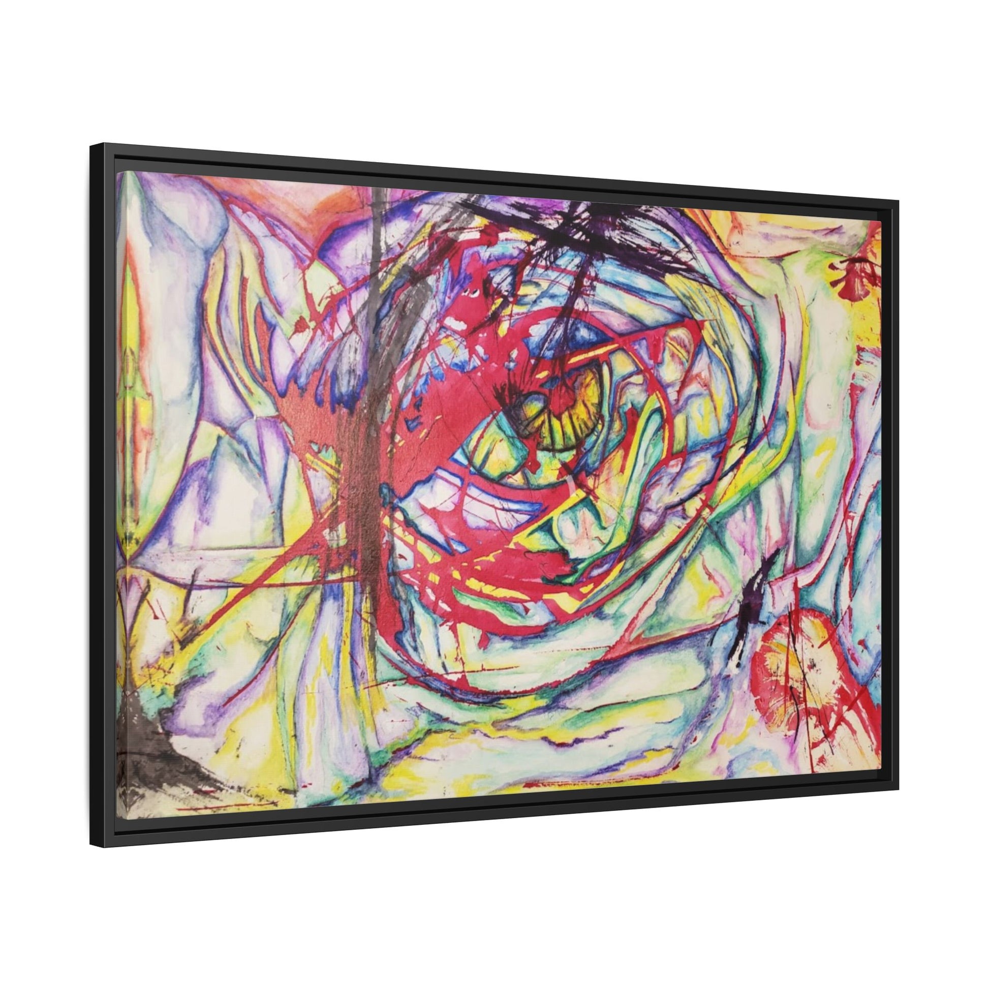 The Eye Framed Art Print - Kia Day Design