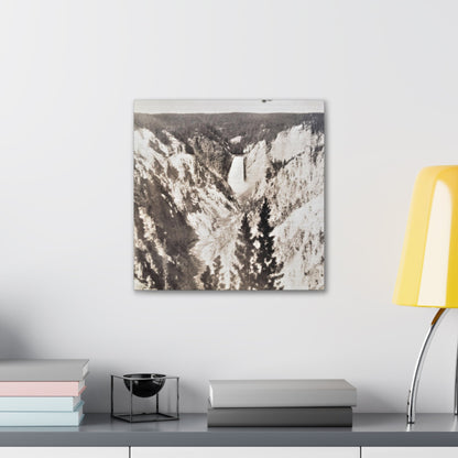 Artists Point Yellowstone Canvas Gallery Wraps 16″ x 16″ 1.25"