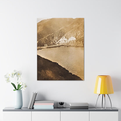 Morris Dam Lake Canvas Gallery Wraps 30″ x 40″ 1.25"