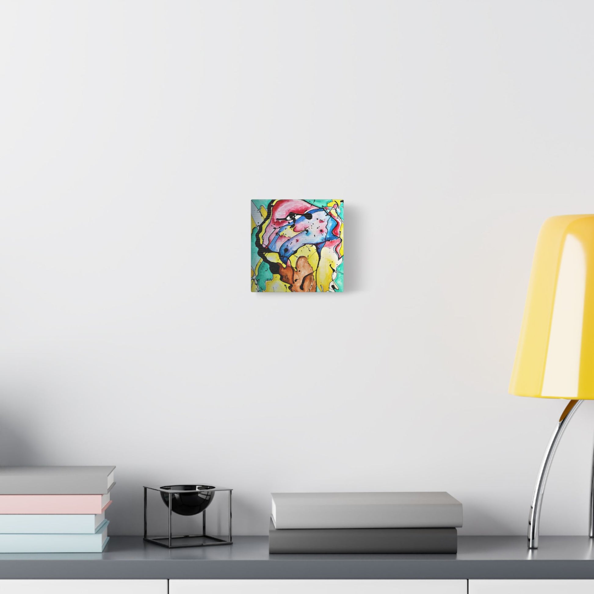 3rd Eye Sundae Satin Canvas Stretched - Kia Day Design