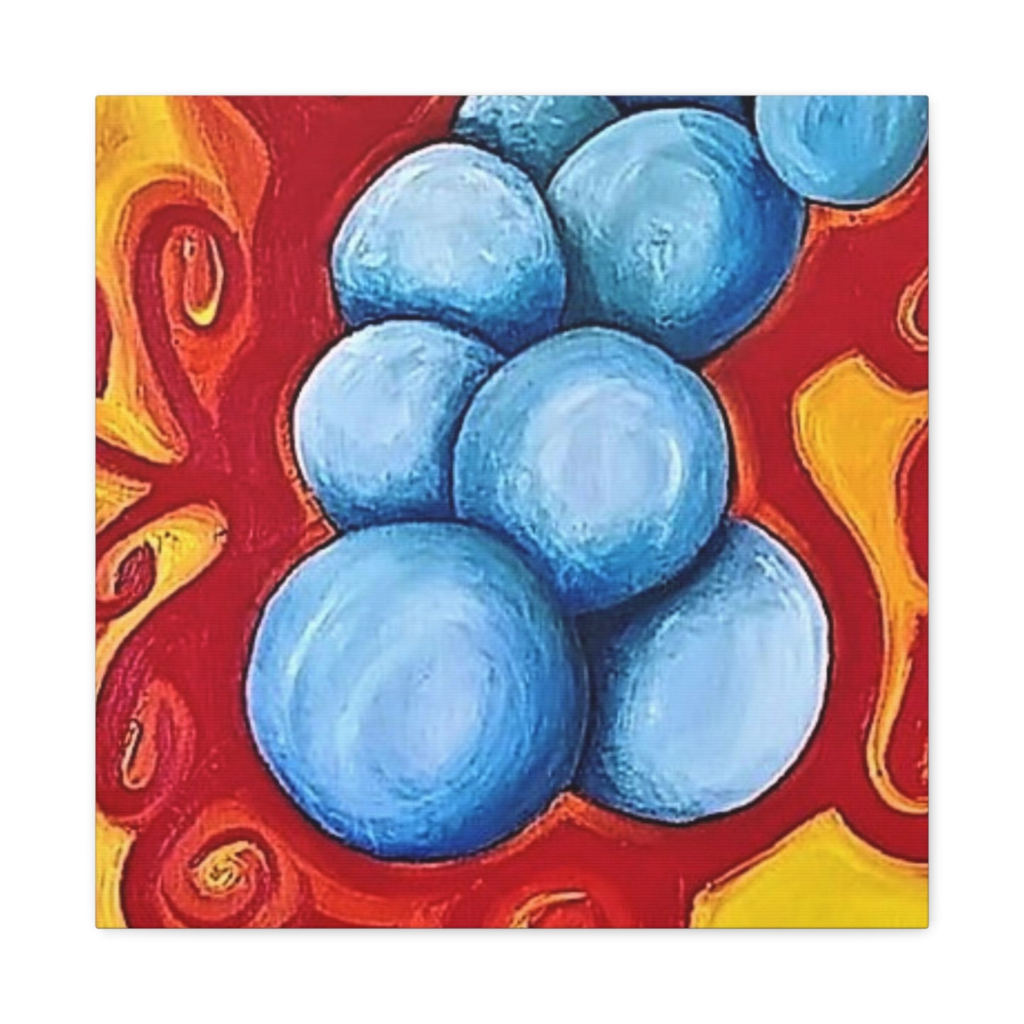 Blue Balls Canvas Gallery Wraps