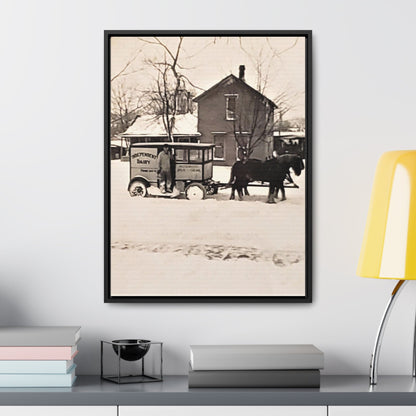 Milk Man Gallery Canvas Wraps Vertical Frame 18″ x 24″ 1.25" Black