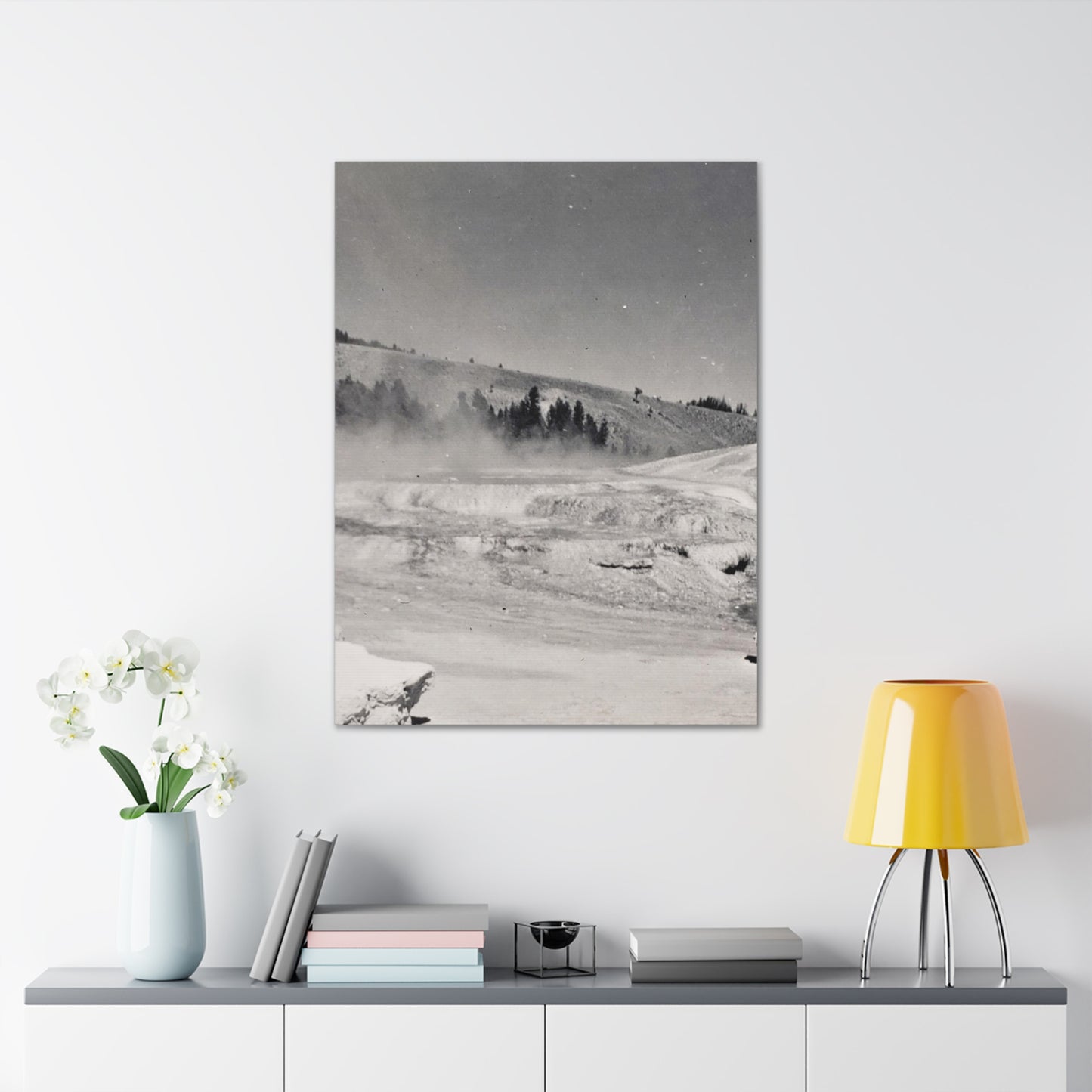 Mammoth Hot Springs Canvas Gallery Wraps