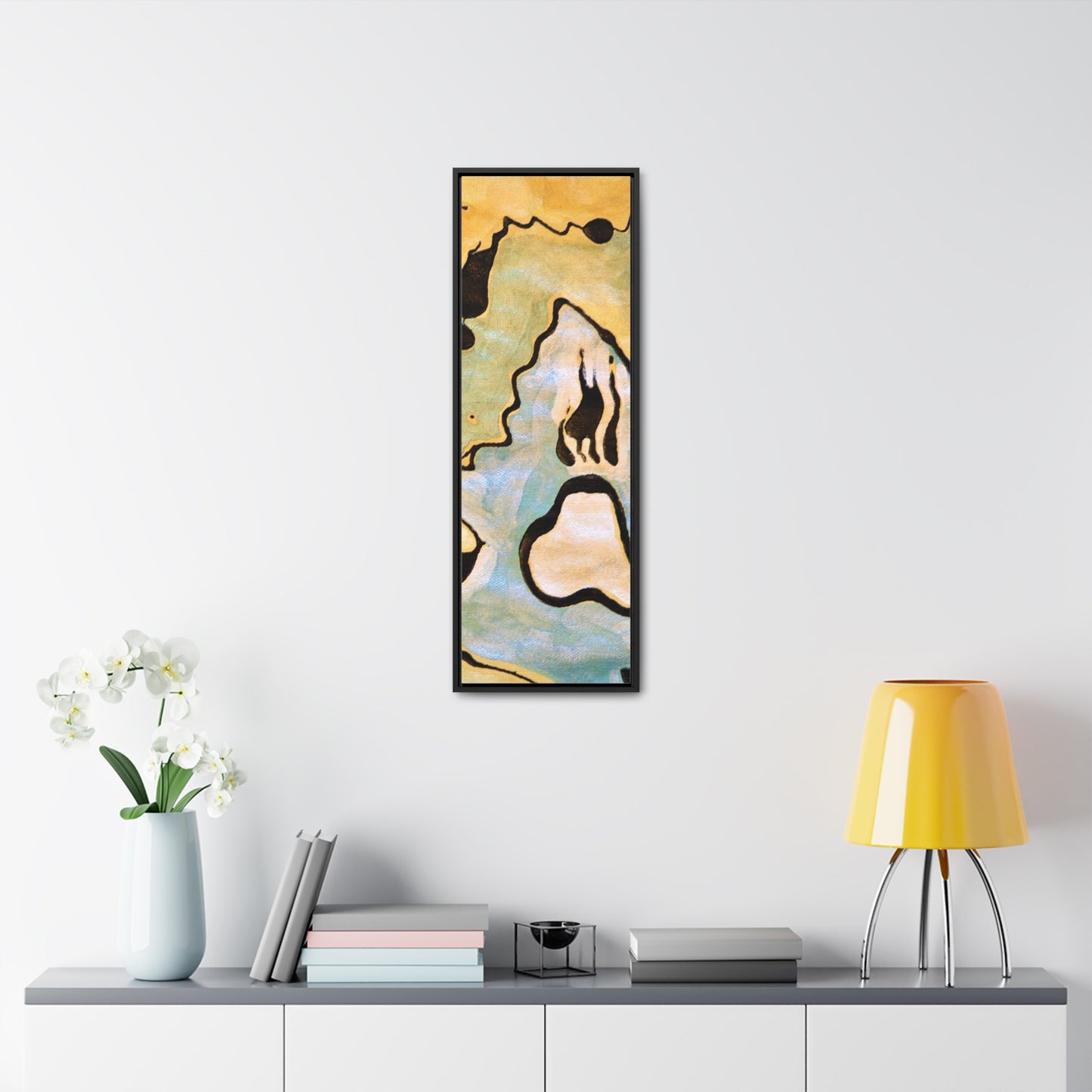 Screaming Ghost Gallery Canvas Wraps, Vertical Frame