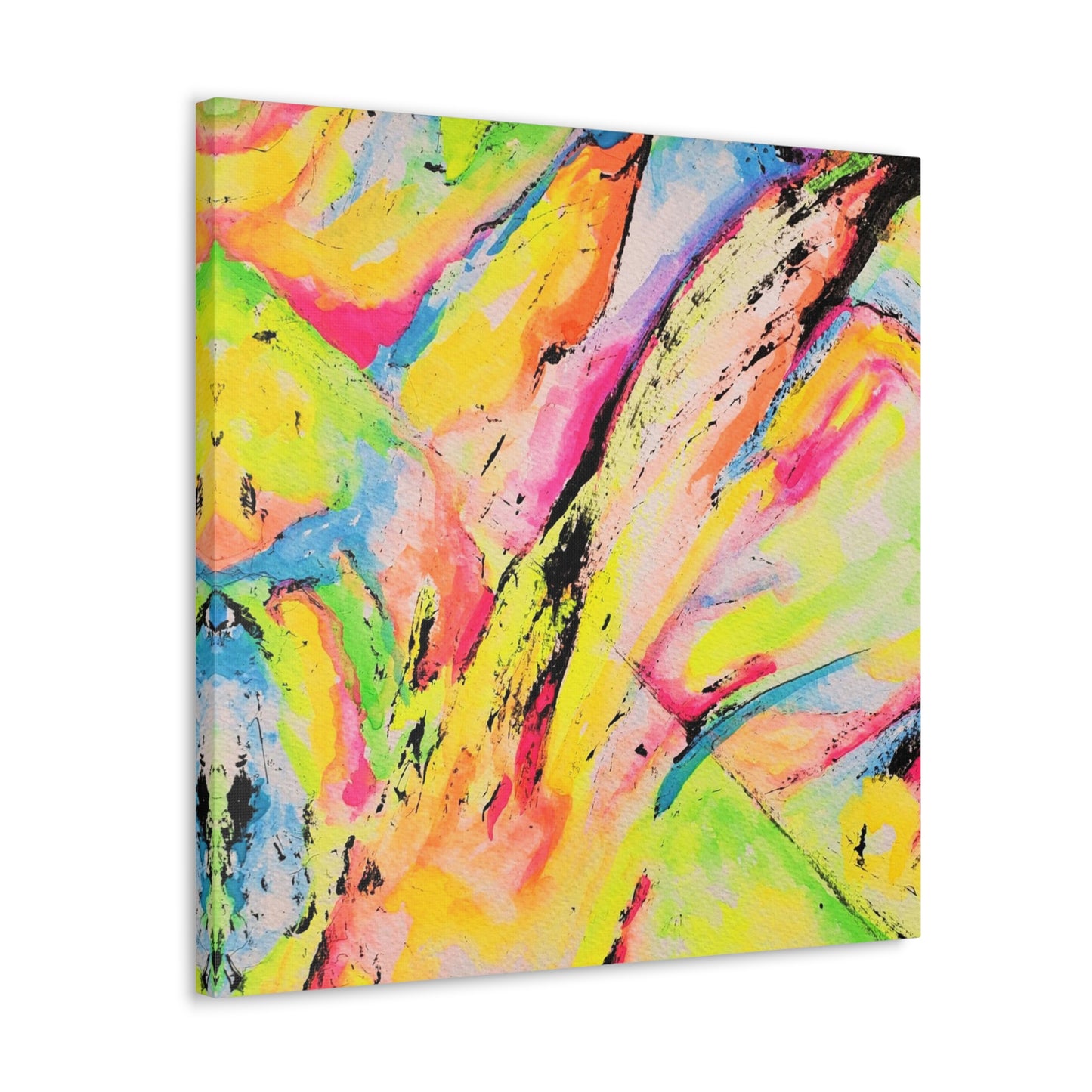 Neon Fire Canvas Gallery Wraps