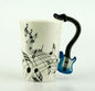 Creative Music Violin Style Guitar Ceramic Mug Coffee Tea Milk Stave Cups With Handle Coffee Mug Novelty Gifts - 2 Blue - 0