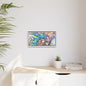 Multi-Color Abstract Framed Canvas Art Print - Kia Day Design