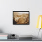 Back View Morris Dam Spillway Gallery Canvas Wraps Horizontal Frame 14″ x 11″ Black 1.25"