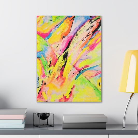 Neon Fire Canvas Gallery Wraps