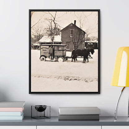 Milk Man Gallery Canvas Wraps Vertical Frame 20″ x 24″ 1.25" Black