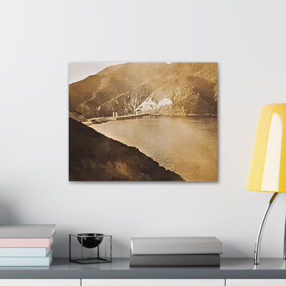 Morris Dam Lake Canvas Gallery Wraps 20″ x 16″ 1.25"
