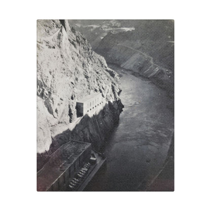 Boulder Dam Satin Canvas Stretched 8″ x 10″ (Vertical) 1.5"