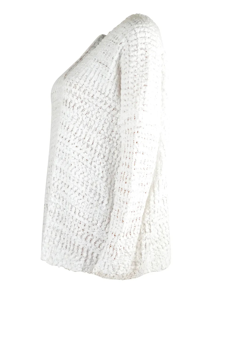 Angel Wings Single Shoulder Long Sleeve Sweater - -