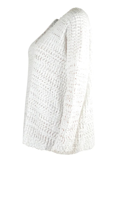 Angel Wings Single Shoulder Long Sleeve Sweater - -