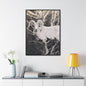 Yellowstone Big Horn Sheep Gallery Canvas Wraps Vertical Frame 30″ x 40″ Premium Gallery Wraps (1.25″) Black