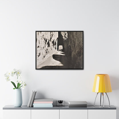 Tunnel at The Needles Gallery Canvas Wraps Horizontal Frame 30″ x 24″ Black Premium Gallery Wraps (1.25″)