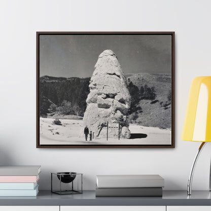 Liberty Cap Yellowstone Gallery Canvas Wraps Horizontal Frame 24″ x 20″ Walnut 1.25"