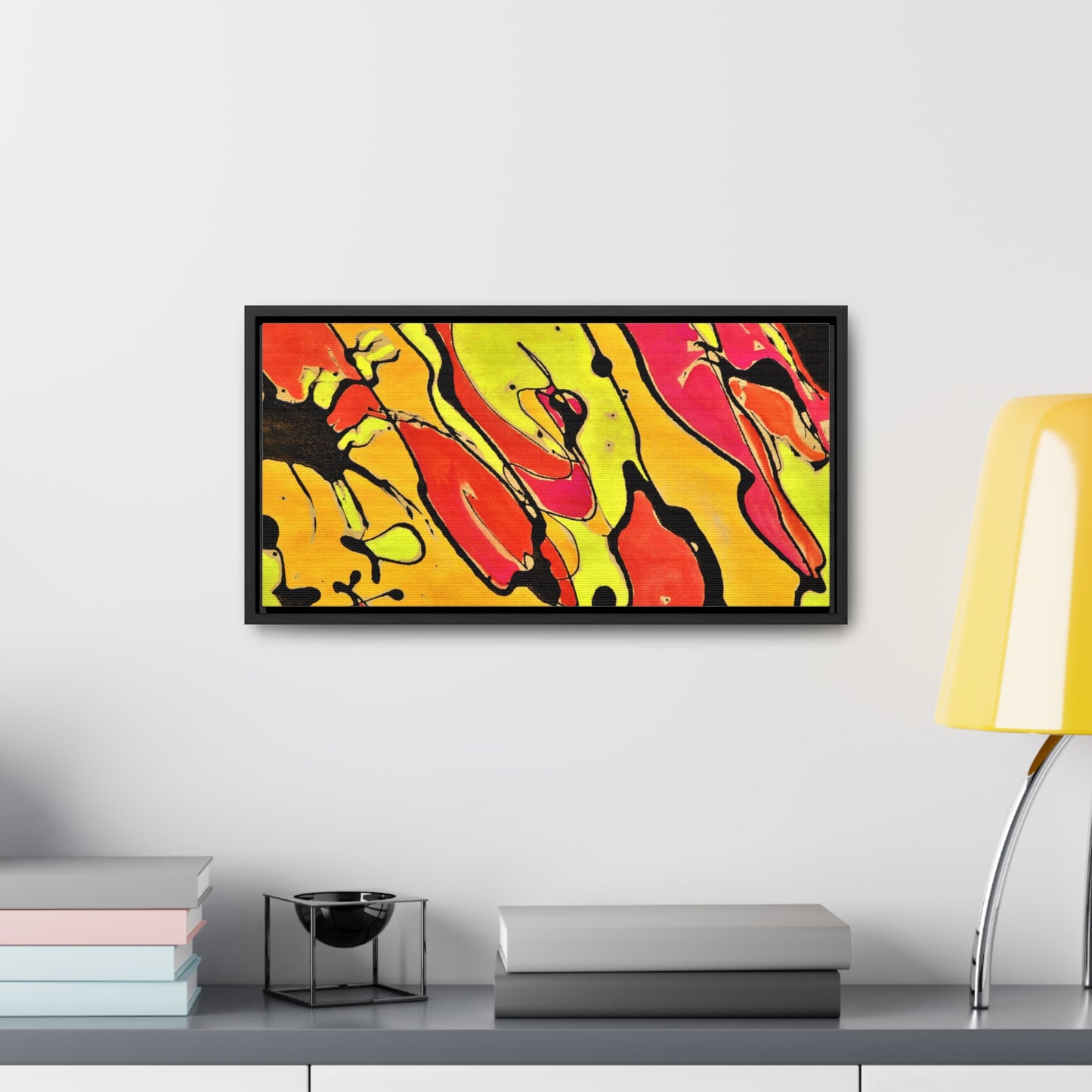 80's Rapture Gallery Canvas Wraps, Horizontal Frame