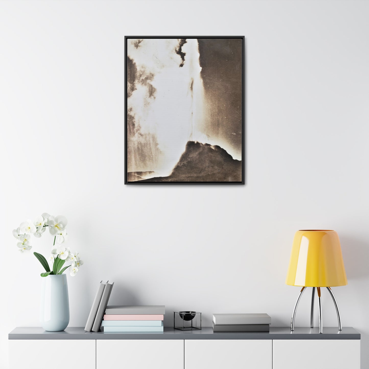 White Dome Geyser Yellowstone Gallery Canvas Wraps, Vertical Frame