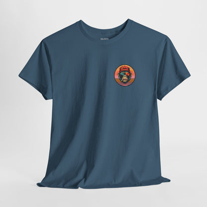 Retro Monkey Graphic T-Shirt - Unisex Heavy Cotton Tee