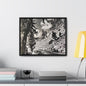 Eagles Nest Rock Yellowstone Gallery Canvas Wraps Horizontal Frame 20″ x 16″ Black 1.25"