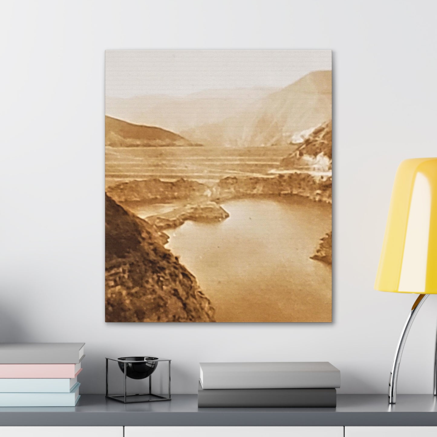 San Gabriel Dirt Fill Dam #1 Canvas Gallery Wraps