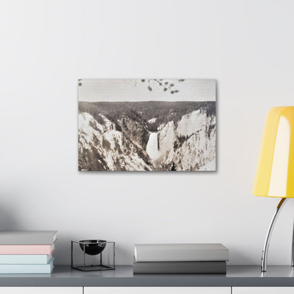 Artists Point Yellowstone Canvas Gallery Wraps 18″ x 12″ 1.25"