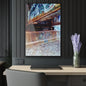 Acrylic Print — Urban Rust Graffiti Photograph French Cleat Hanging - 24" x 36" (Vertical) 0.25'' - Home Decor