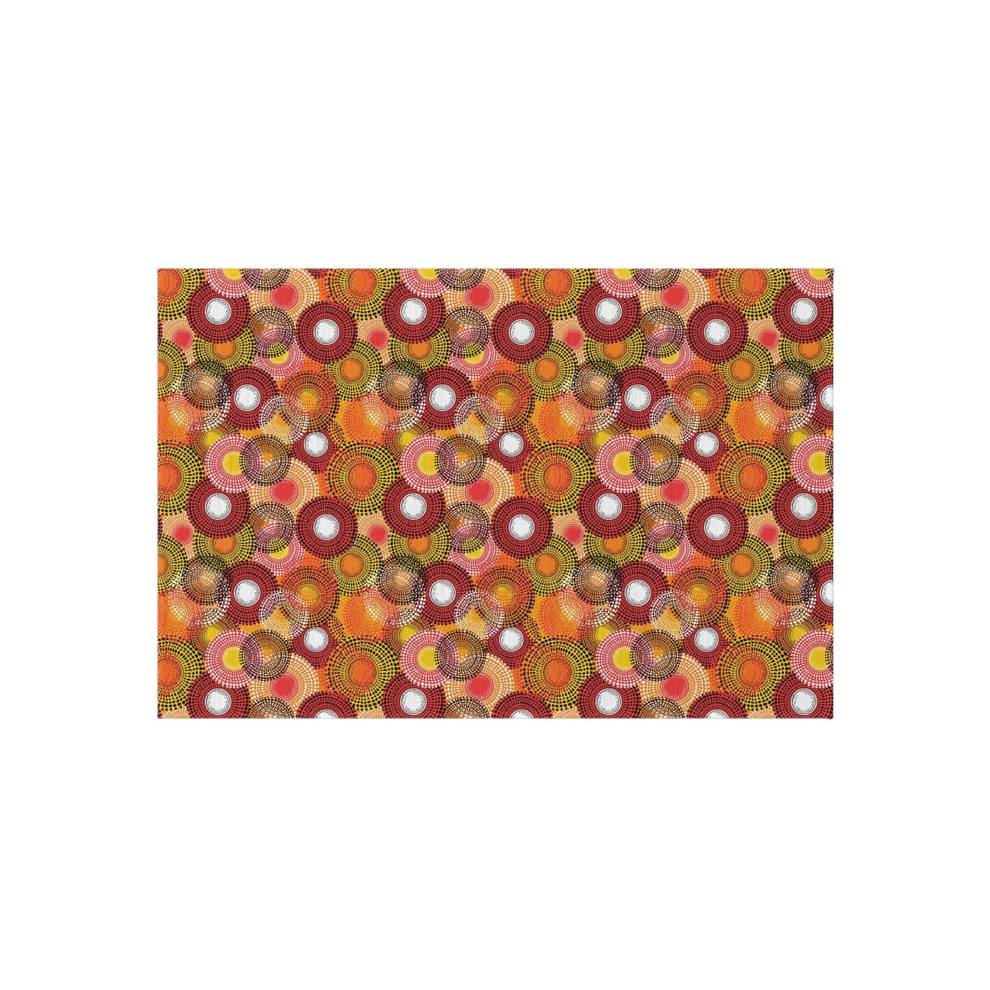 Colorful Floral Outdoor Rug - Kia Day Design