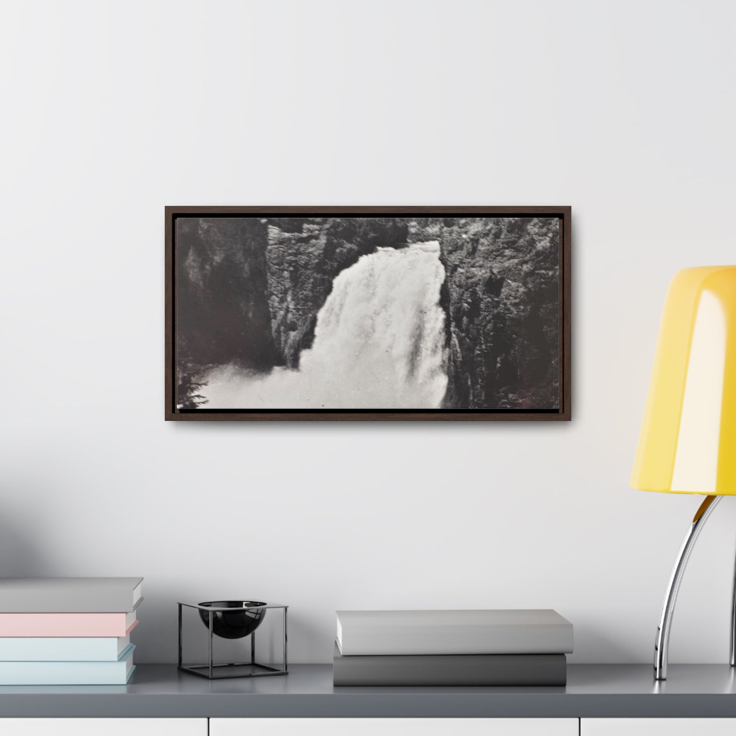 Upper Falls Yellowstone Gallery Canvas Wraps, Horizontal Frame