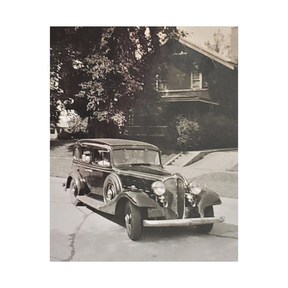 Classic Car Satin Canvas Stretched 24" x 30" (Vertical) 1.5"