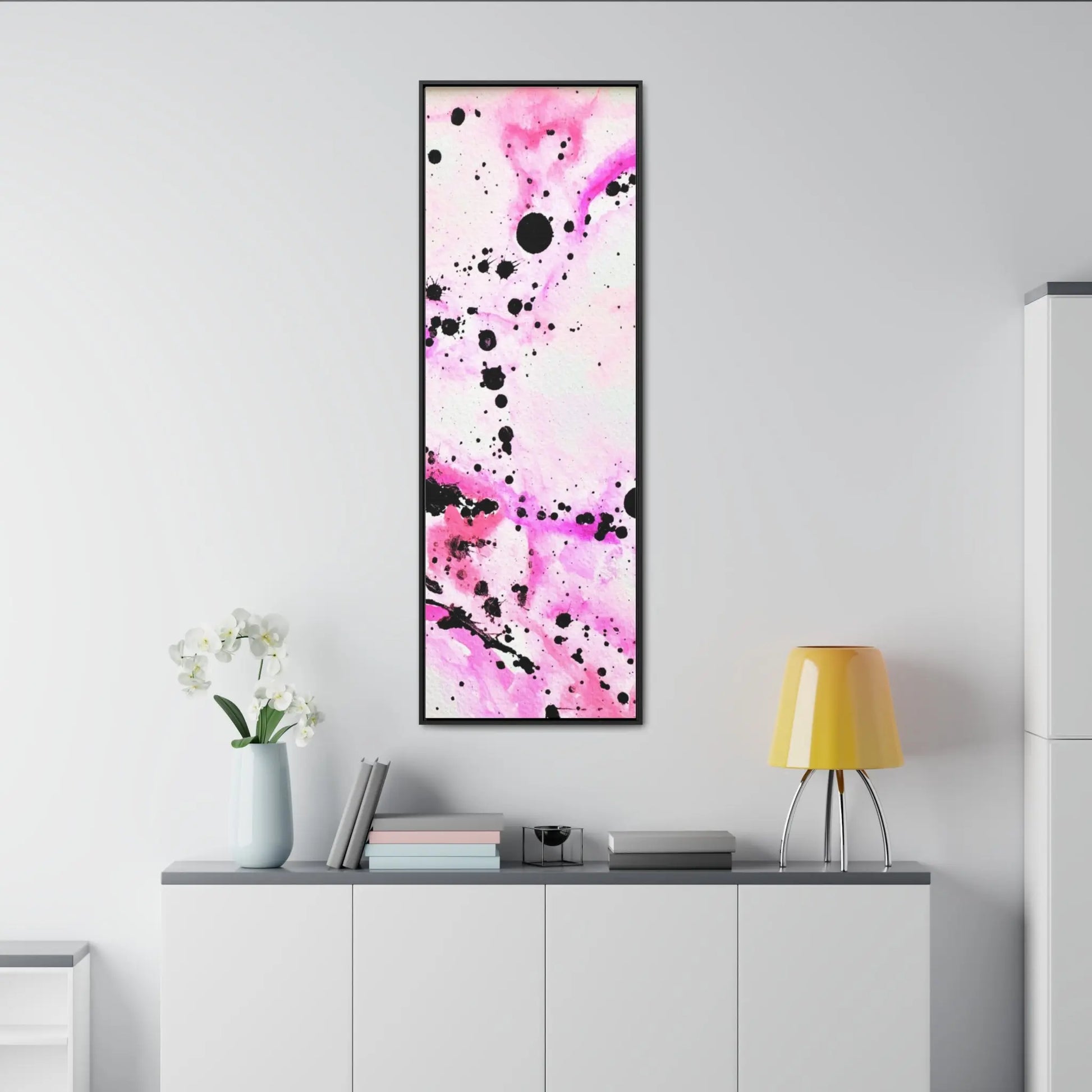 Neon Lightning Gallery Canvas Wraps, Vertical Frame