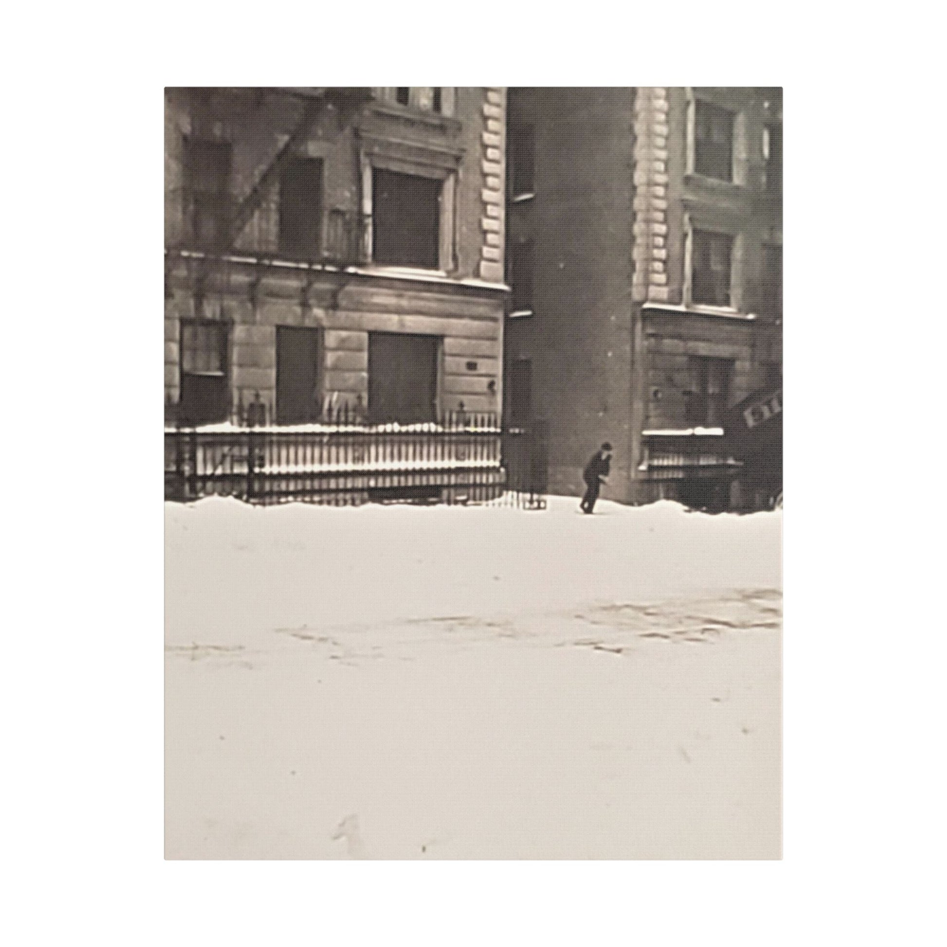 430 W 119th St New York Satin Canvas Stretched