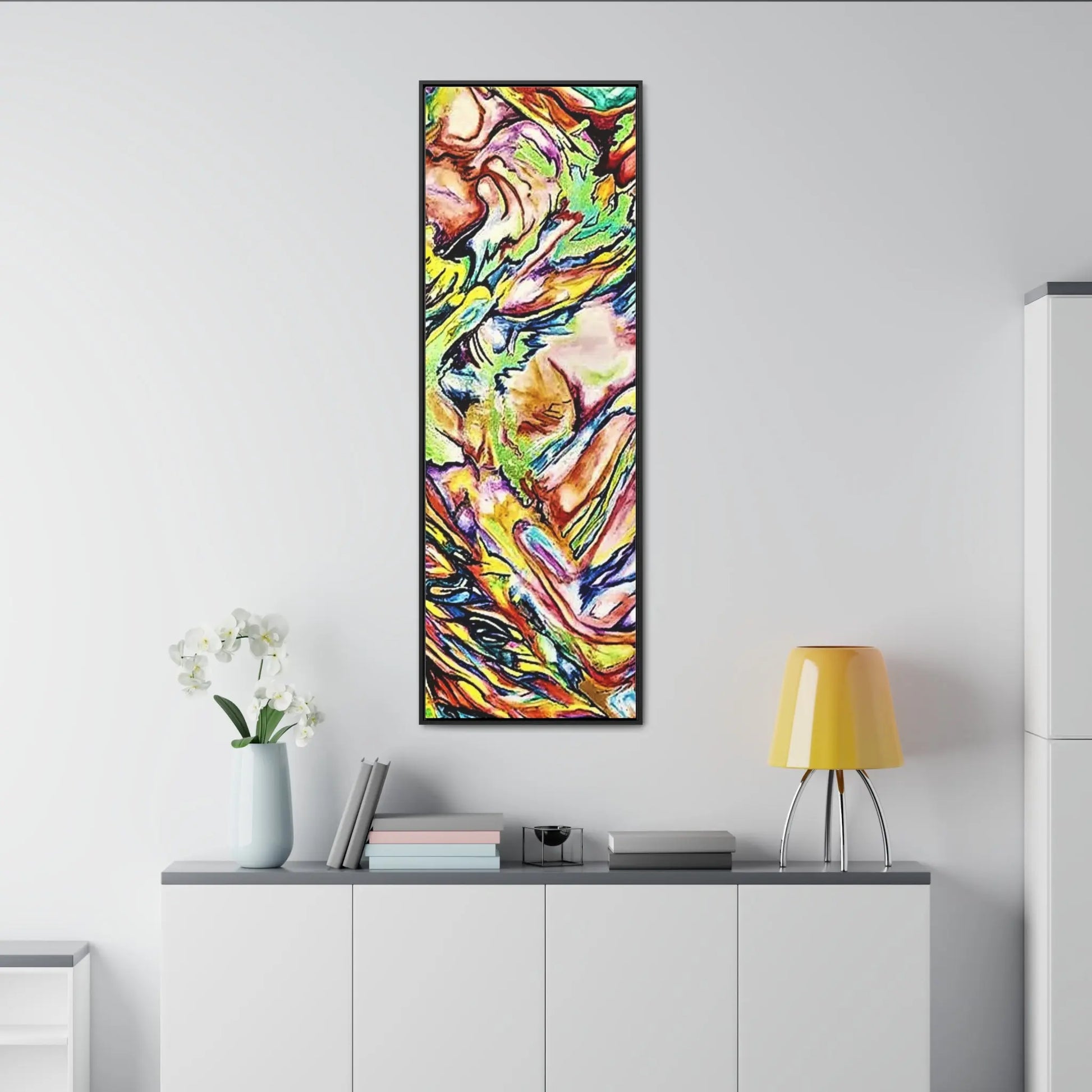 Phoenix Rising Gallery Canvas Wraps, Vertical Frame