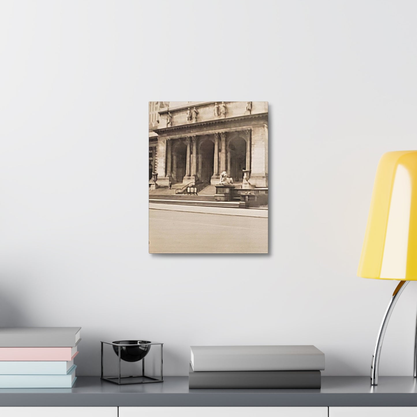 New York Public Library Stretched Canvas